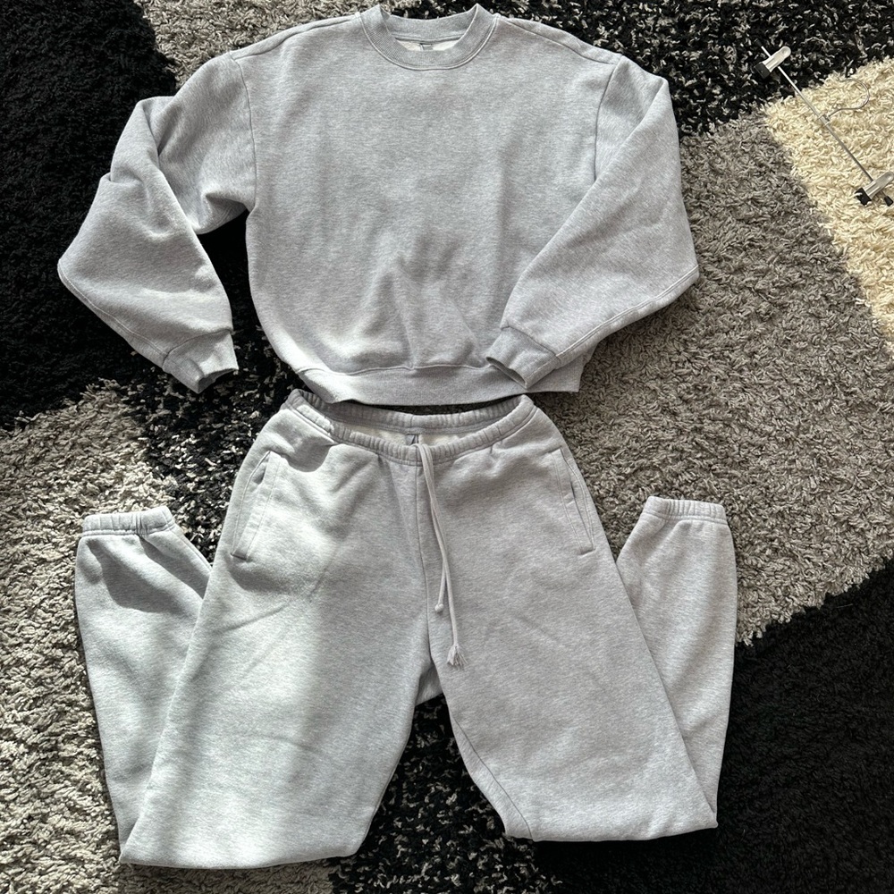 SKIMS Light Gray Cozy Set